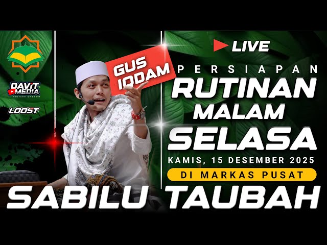 [LIVE] 🔴 PERSIAPAN RUTINAN ‼️  MALAM SELASA DI MARKAS PUSAT SABILU TAUBAH #live #pengajian #fyp