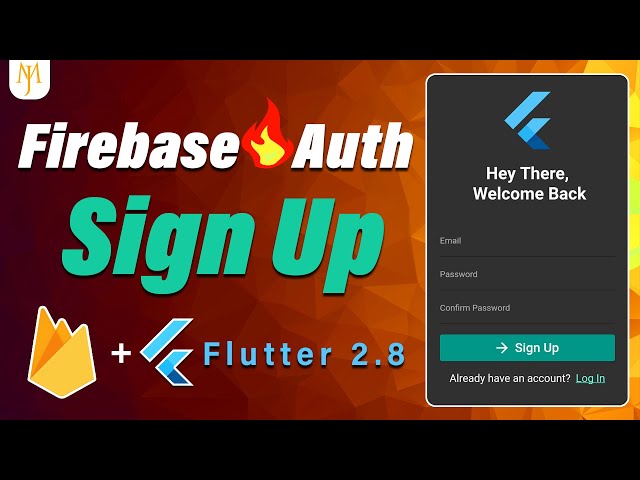 Flutter Tutorial - Sign Up | Firebase Authentication 🔥 2/4 Email And Password