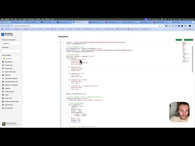 Learn how to integrate a jQuery Timepicker in Your WeWeb Project