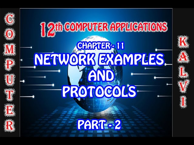 12th CA- CHAPTER 11- NETWORK EXAMPLES AND PROTOCOLS- PART 2