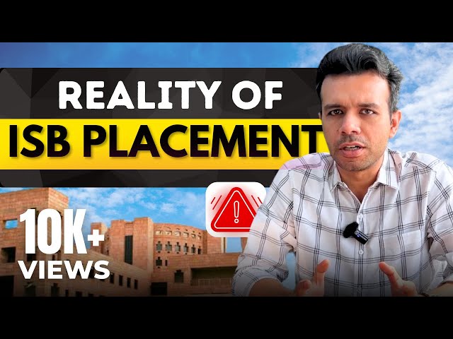 ISB Placement EXPOSED: Real Numbers vs Marketing Hype | MBA Truth #isb #placement 