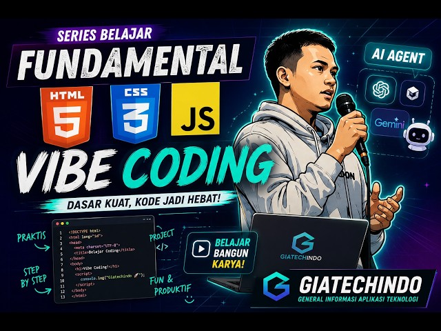 🚀 Vibe Coding dari Nol! Belajar HTML, CSS & JavaScript untuk Pemula (2026)