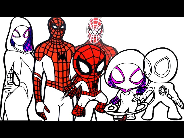 Spider-Man  Drawing Tutorial! 🕸️ Easy for Beginners | Coloring