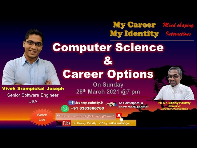 Computer Science, software & Career Options.  EP: 24 Senior Software Engineer, USA. Vivek Srampickal