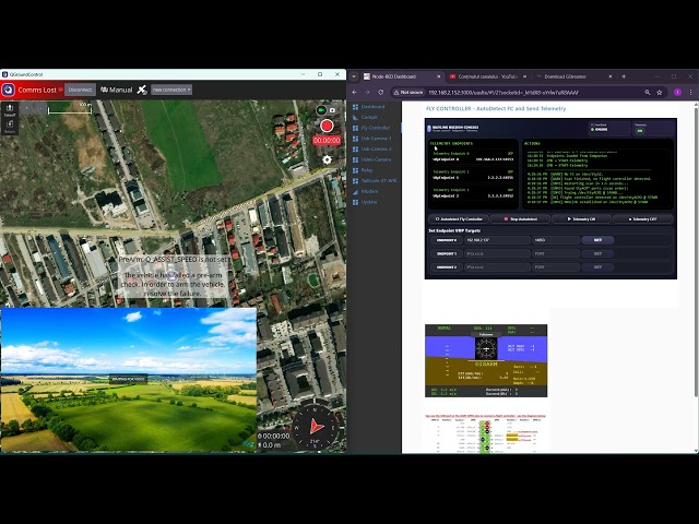 Send telemetry and video with Uas4g5gLte to QGroundControl in H.264 and H.265