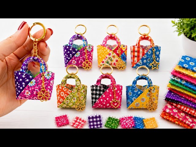 I Turned Fabric Scraps into a BEST SELLING Bag Keychain! 😱 | Easy DIY