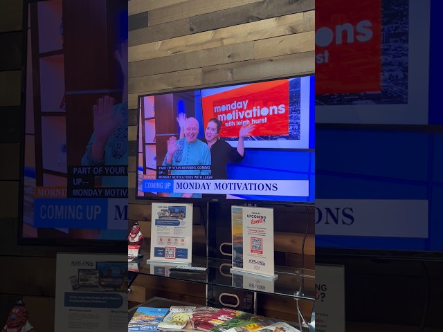 My morning segment on Kolo tv called #mondaymotivationswithleighhurst