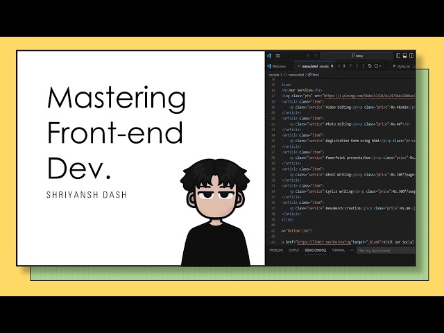 Basics about Web-dev | Quick Explained | Guide for Front-end development | Shriiiii