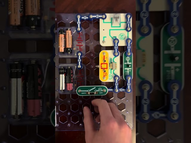 Snap Circuits high voltage generator circuit #electronics #highvoltage