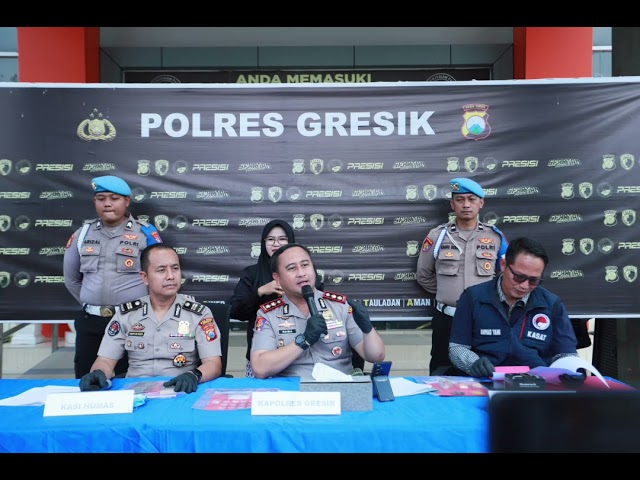 #PolresGresik Busts "Drop" Method Drug Ring, Two Meth Couriers Arrested