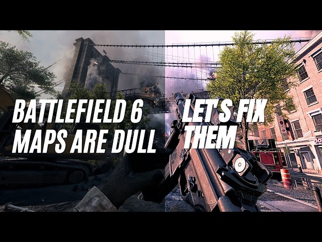 Battlefield 6 Maps are DULL Lets compare to other Battlefield games and try to fix the color palette