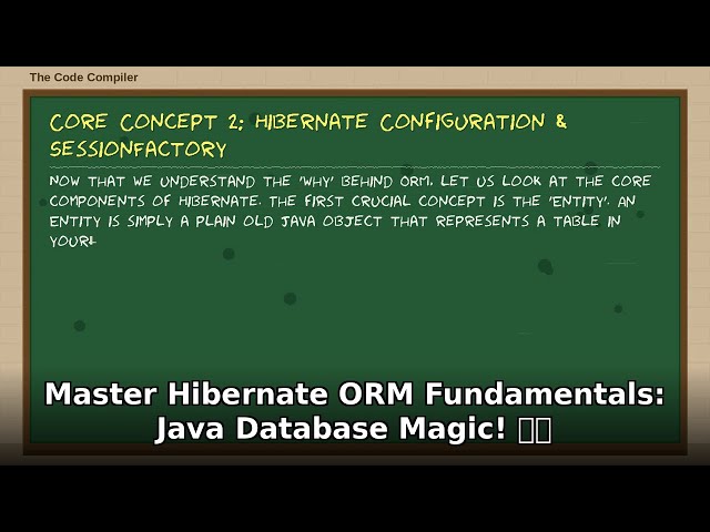 Java Hibernate ORM Tutorial: Master Database Magic Fundamentals! ✨🚀