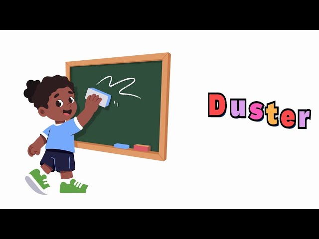 School Vocabulary for Kids 🏫 | 50+ Words: Classroom, Library, Playground, Bus & Supplies | #video