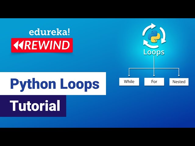 Python Loops Tutorial | Python For Loop | While Loop Python | Python Training   | Edureka Rewind - 3