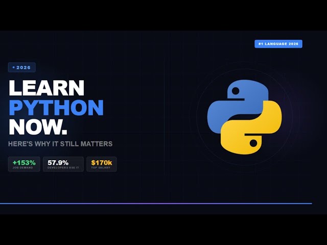 I Started Learning Python A month Ago — Here's Why You Should Too (2026)