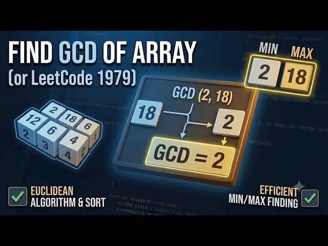 LeetCode 1979 - Find Greatest Common Divisor of Array - Math & Sorting Algorithms
