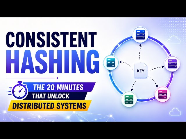 Consistent Hashing | The 20 Minutes That Unlock Distributed Systems | Uplatz