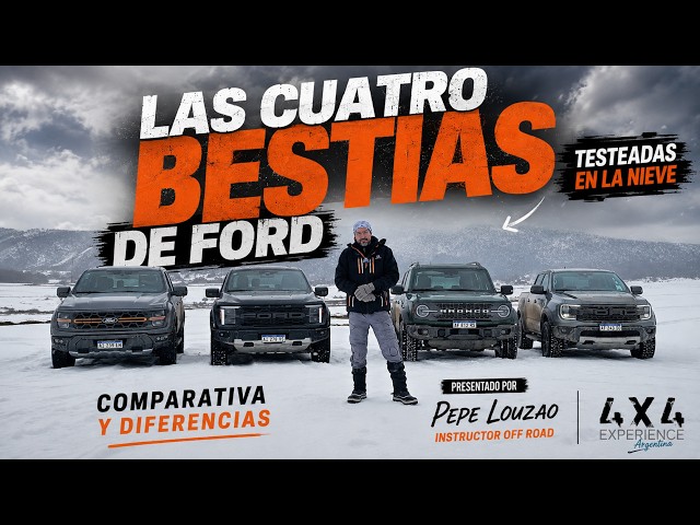 The 4 Ford Beasts! F-150 Tremor, Ranger Raptor, Bronco V6, and F-150 Raptor Differences