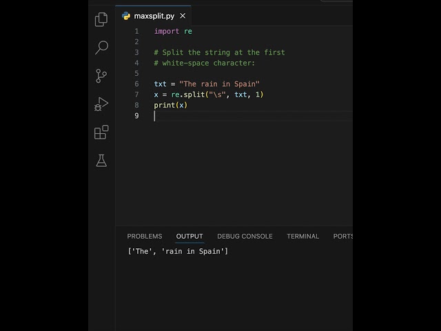 Python Maxsplit Regex | Learning | Python | 2024 | Coding | Programming #learning #python #coding