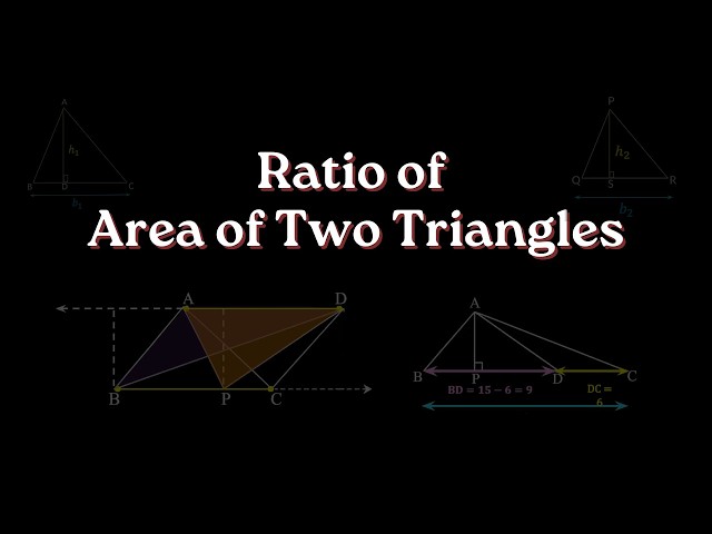 Ratio of area of two triangles | Similarity | Grade 10 | MH | Khan Academy