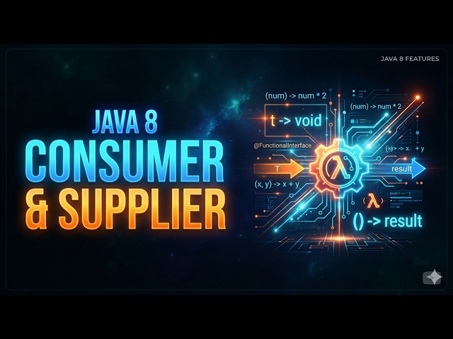 Consumer & Supplier interface in Java 8