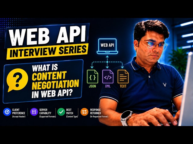What is Content Negotiation in Web API? | Content Negotiation Explained | Web API Interview Question