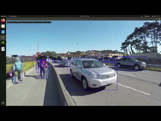 DeepStream Multi Object Tracking Demo