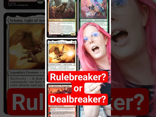 Rulebreaker or Dealbreaker?🤔 #pookie #mtg #magiccards #edh #commander# #mbc #mysterybooster #rules