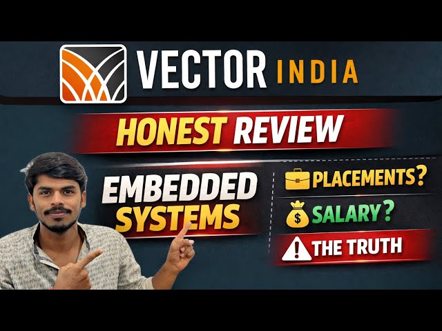 My coaching experience in Hyderabad Vector India of Embedded Systems course…