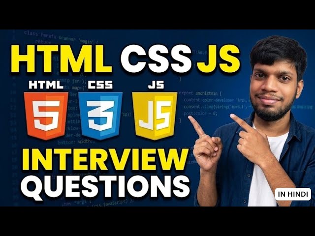 Learn HTML, CSS & JavaScript Basics in One Video (Zero to Hero) Web Development Basics 