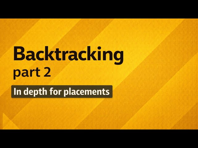 Backtracking Lecture 2 🔥 | Subsets Problem Explained with Recursion Tree | DSA Series