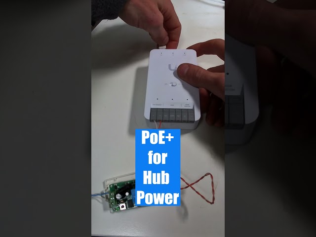 Connect a KEY FOB to a UBIQUITI UNIFI DOOR HUB MINI or GATE HUB using PoE #ubiquiti #unifi