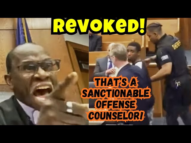 REVOKED TO JAIL BY ONE VERY PISSED OFF JUDGE SIMPSON !!