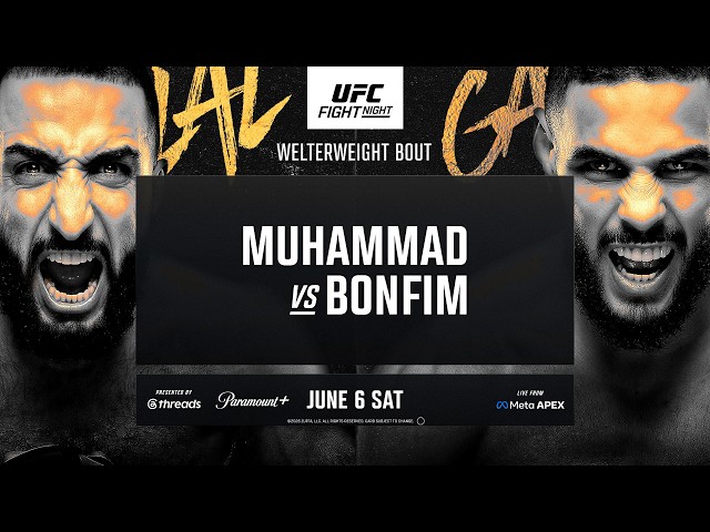 UFC Vegas 118: Muhammad vs Bonfim - June 6th | Fight Promo