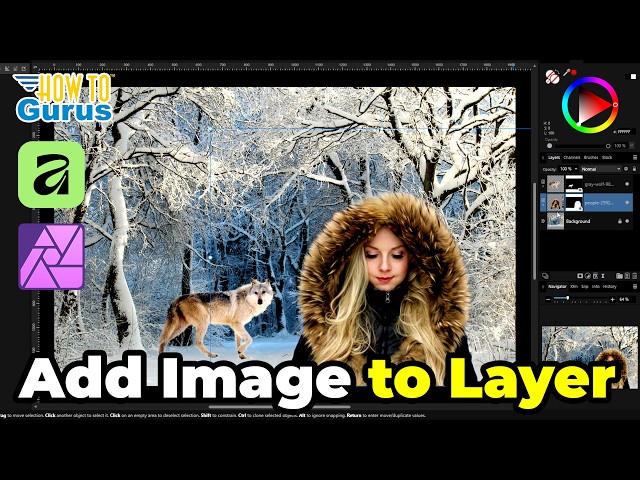 📸 Affinity Photo Layer Tutorial: Add Image to Layer