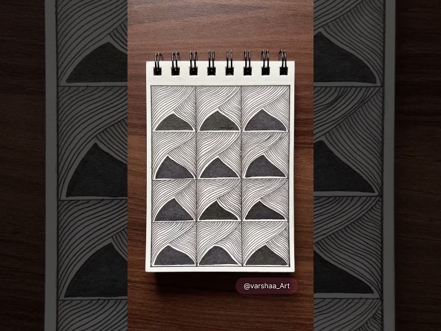 Day 371 - Easy Doodle Art Tutorial #doodle #doodleart #easy #drawing #art #zentangle #zen
