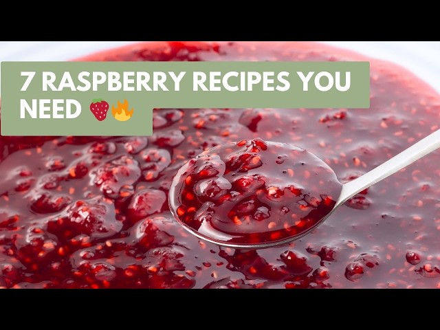 STOP SCROLLING! 7+ Raspberry Recipes That Will CHANGE Your Meals 🤯🍓 Vegan + GF Glow