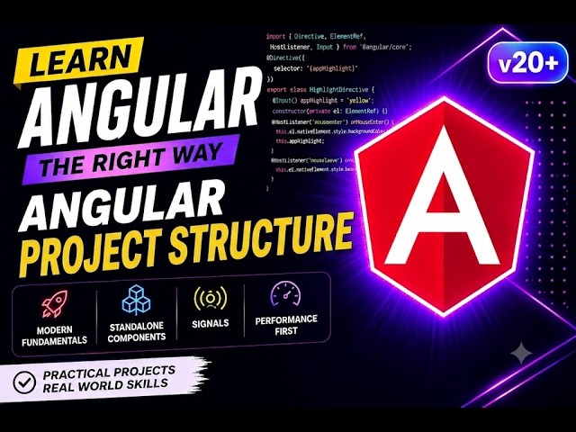 Angular Project Structure Explained | Every Folder and File Explained