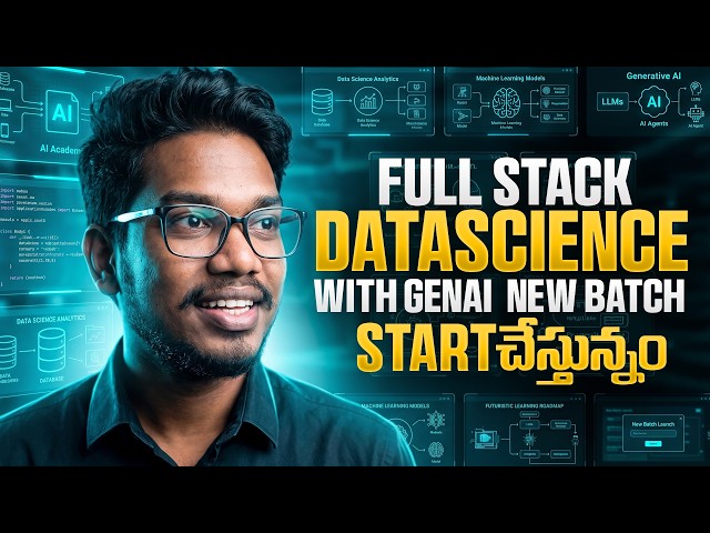 Full Stack Data Science with GenAI | Complete Roadmap from Beginner to Job | PythonLife