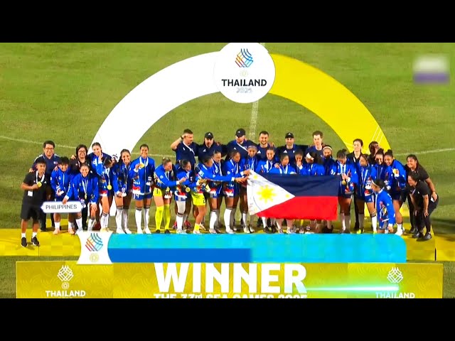 From dream to gold ✨ The Filipinas wins the first-ever SEA Games Gold medal🥇for Philippine football 