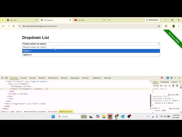 Selenium SELECT multi options DROPDOWN java