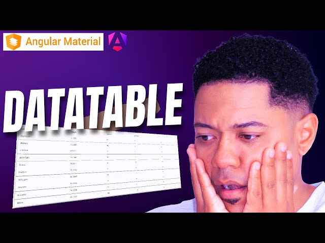 DataTable de Angular Material Reutilizable - Angular 18