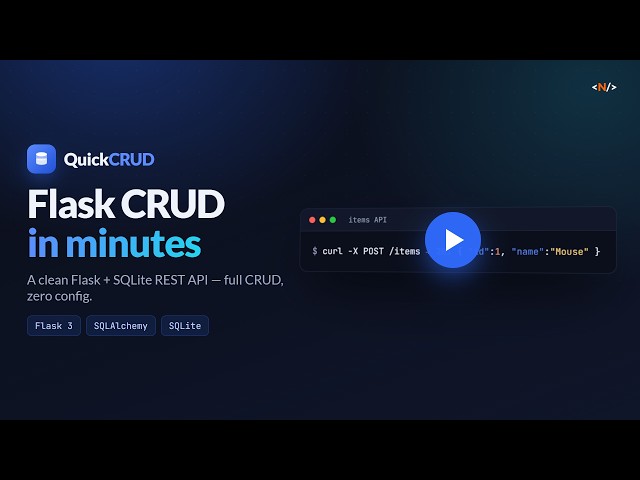 sqlite crud server preview