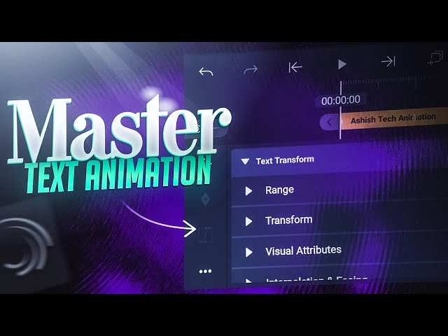 How To Use Text Transform In Alight Motion