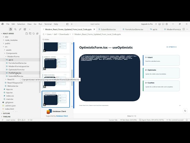 Modern Forms in React 19 🔥 | Actions, Validation, Pending States & Optimistic UI | Chapter 11