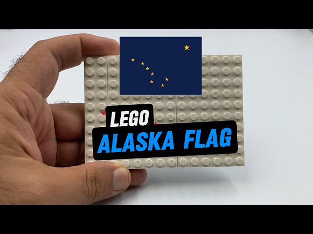 How to Build the LEGO Alaska State Flag! 🇺🇸
