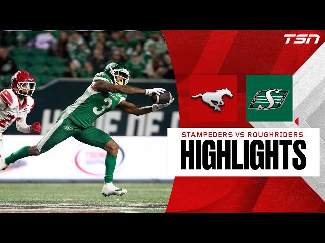 CFL WEEK 18: Calgary Stampeders vs. Saskatchewan Roughriders | Full Highlights