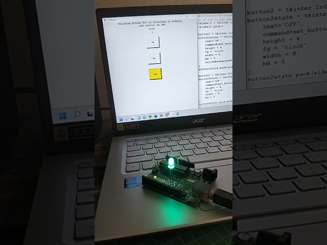 Control LED By Using Python GUI