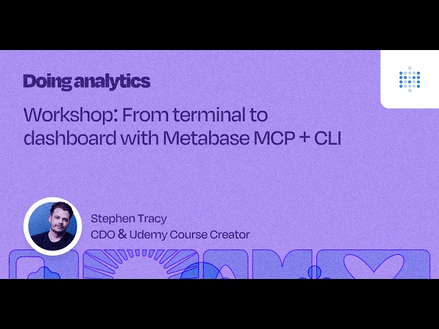 From terminal to dashboard with Metabase MCP + CLI
