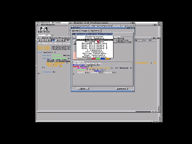 AmigaC programming GUI - 1. Opening Workbench Window (1)